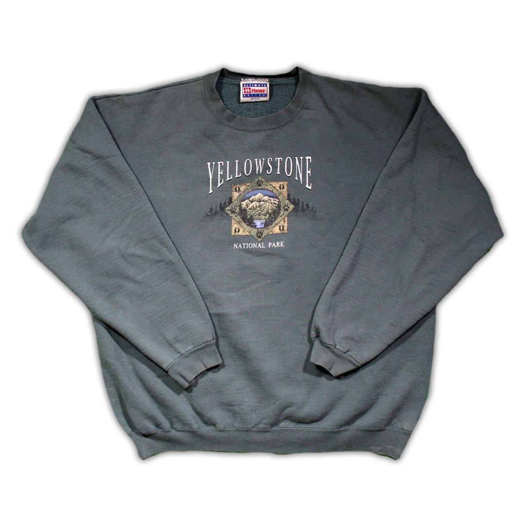 Vintage Yellowstone National Park Crewneck | Rebalance Vintage.