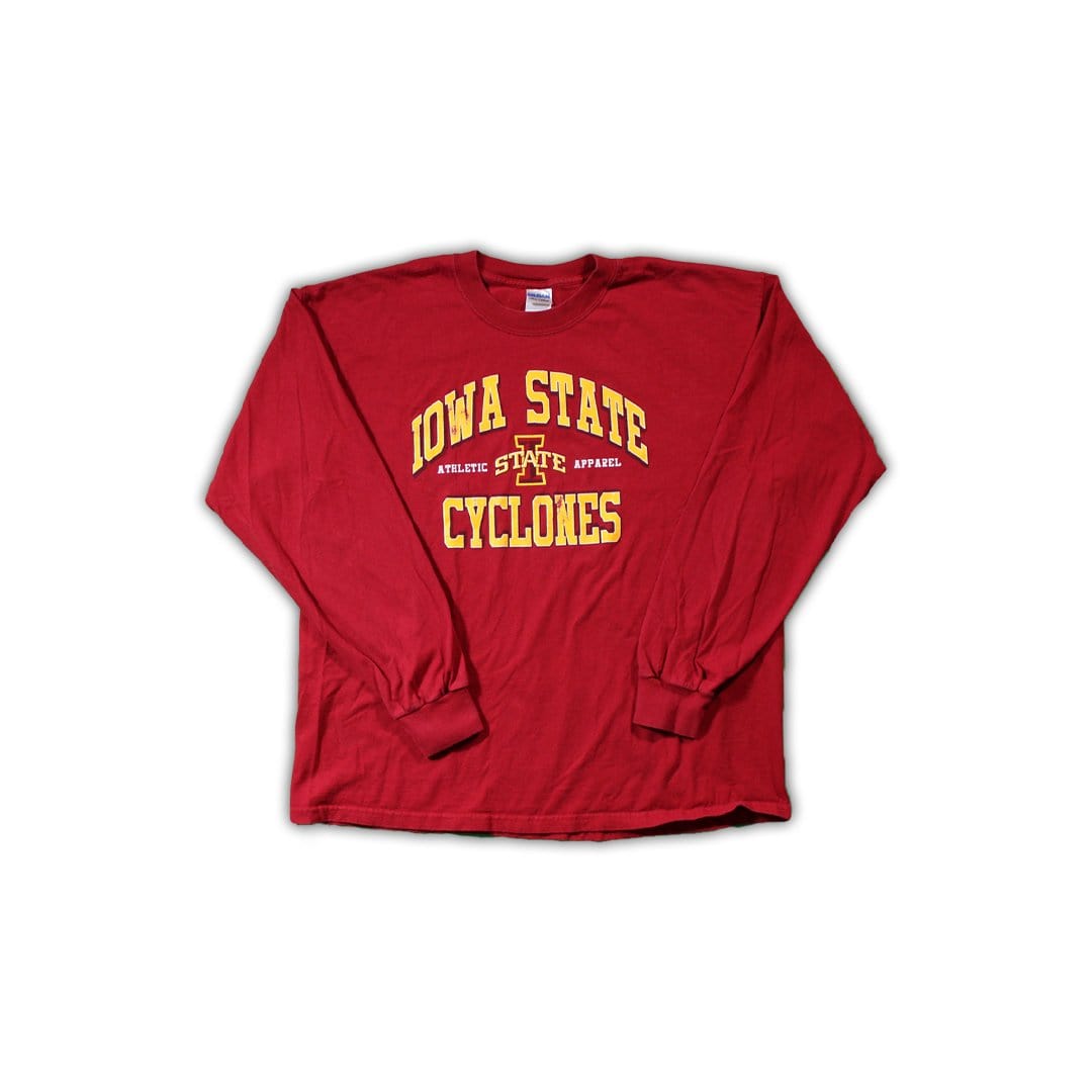 Vintage Red Iowa State Cyclones Long Sleeve | Rebalance Vintage.