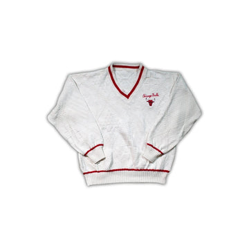 Vintage 90s Chicago Bulls Knit Sweater | Rebalance Vintage.