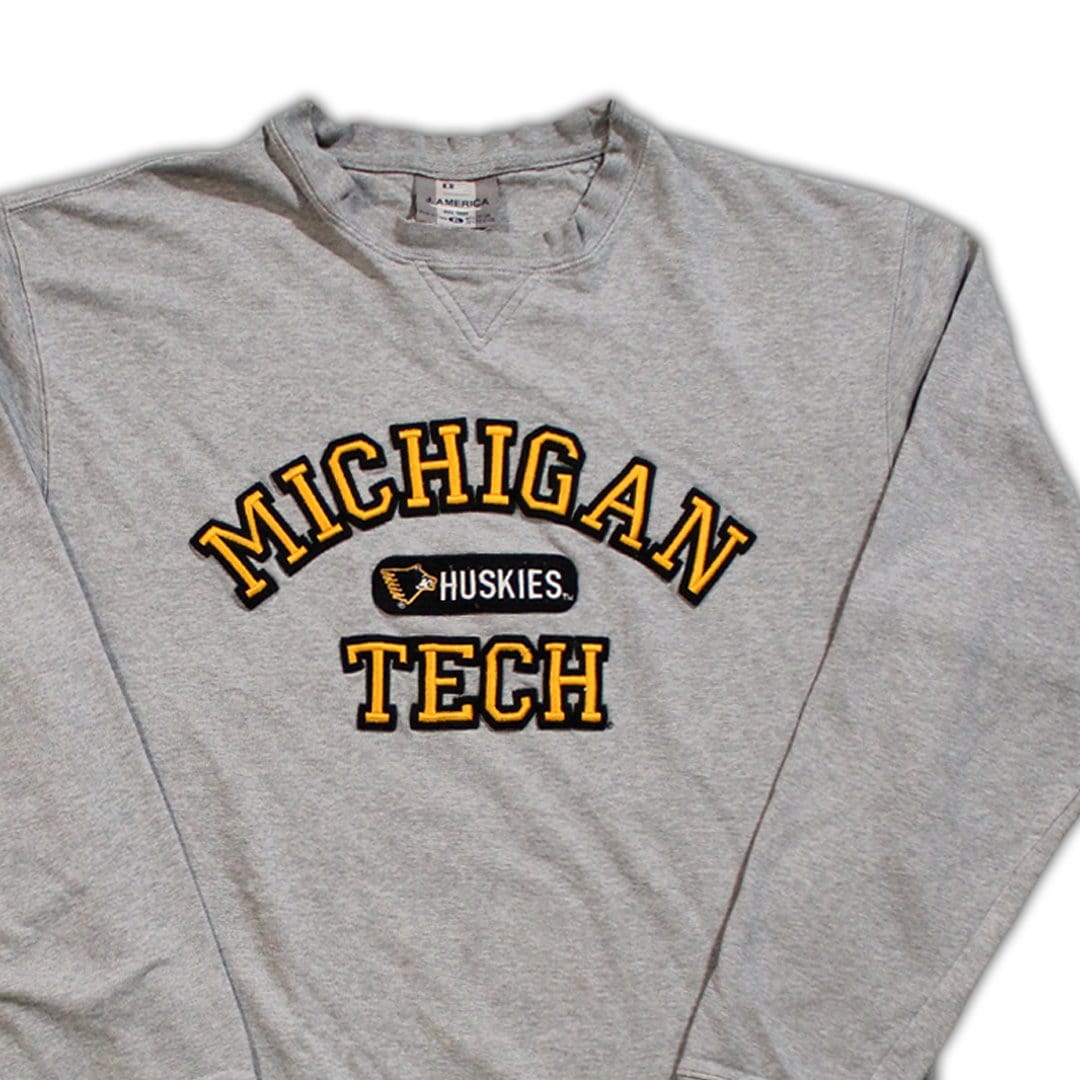 Vintage Michigan Tech Huskies Crewneck | Rebalance Vintage.