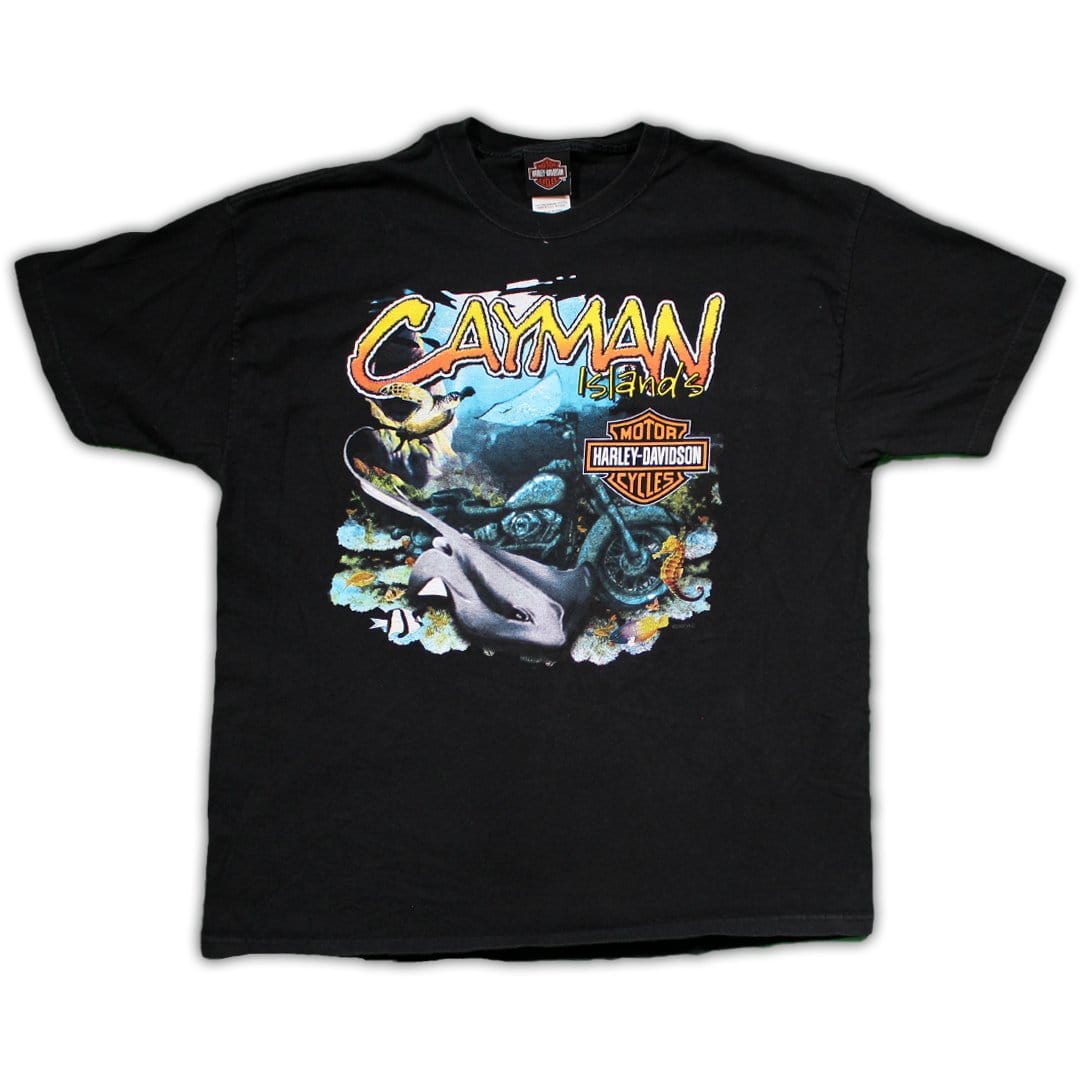 Vintage '02 Harley Davidson Cayman Islands Tee | Rebalance Vintage.