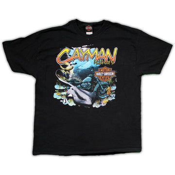 Vintage '02 Harley Davidson Cayman Islands Tee | Rebalance Vintage.