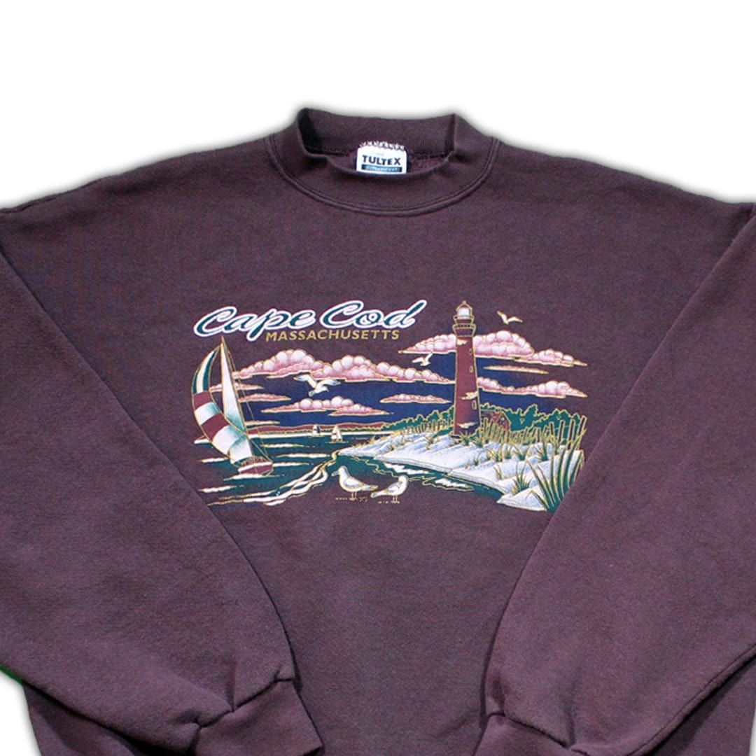 Vintage Purple Cape Cod Massachusetts Crewneck | Rebalance Vintage.