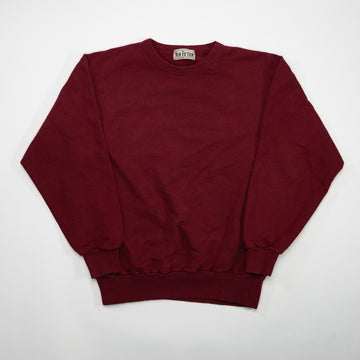 Vintage 90s Blank Red Non Fiction Crewneck (M) | Rebalance Vintage.