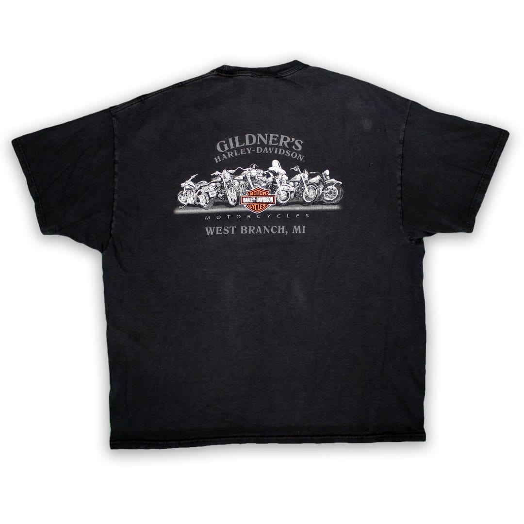Vintage Harley Davidson Running Wild Wolf Tee | Rebalance Vintage.