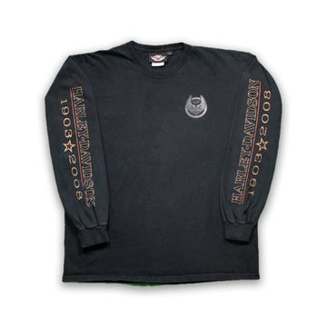Vintage '08 Harley Davidson 105 Year Anniversary Long Sleeve | Rebalance Vintage.