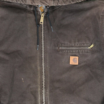 Vintage Brown Carhartt Hooded Jacket | Rebalance Vintage.