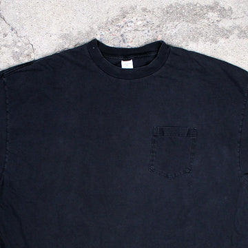 Vintage Black Blank Essentials Pocket tee (XL) | Rebalance Vintage.