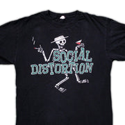 Vintage RARE Social Distortion Skeleton Martini Tee (M)