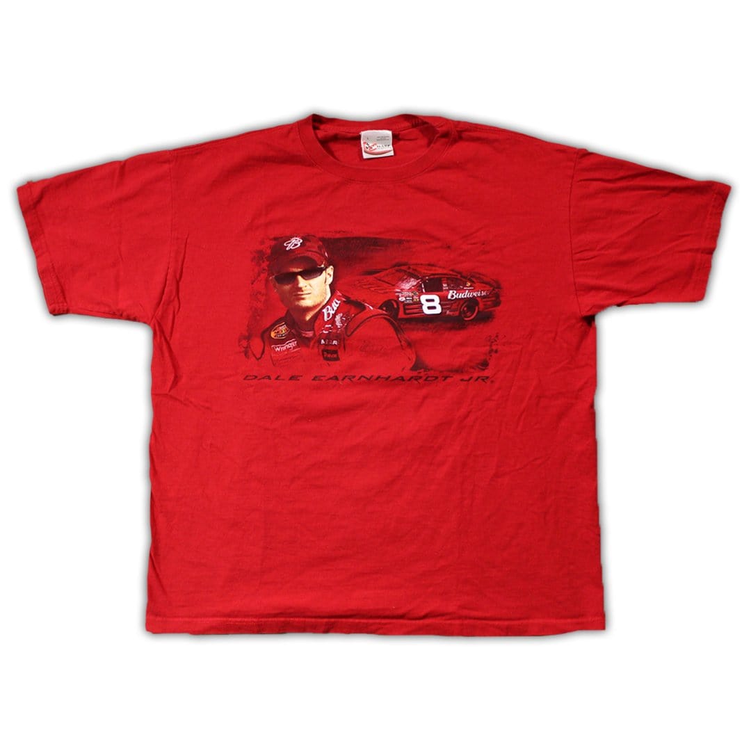 Vintage Red Dale Earnhardt Jr. Budweiser  (L) | Rebalance Vintage.