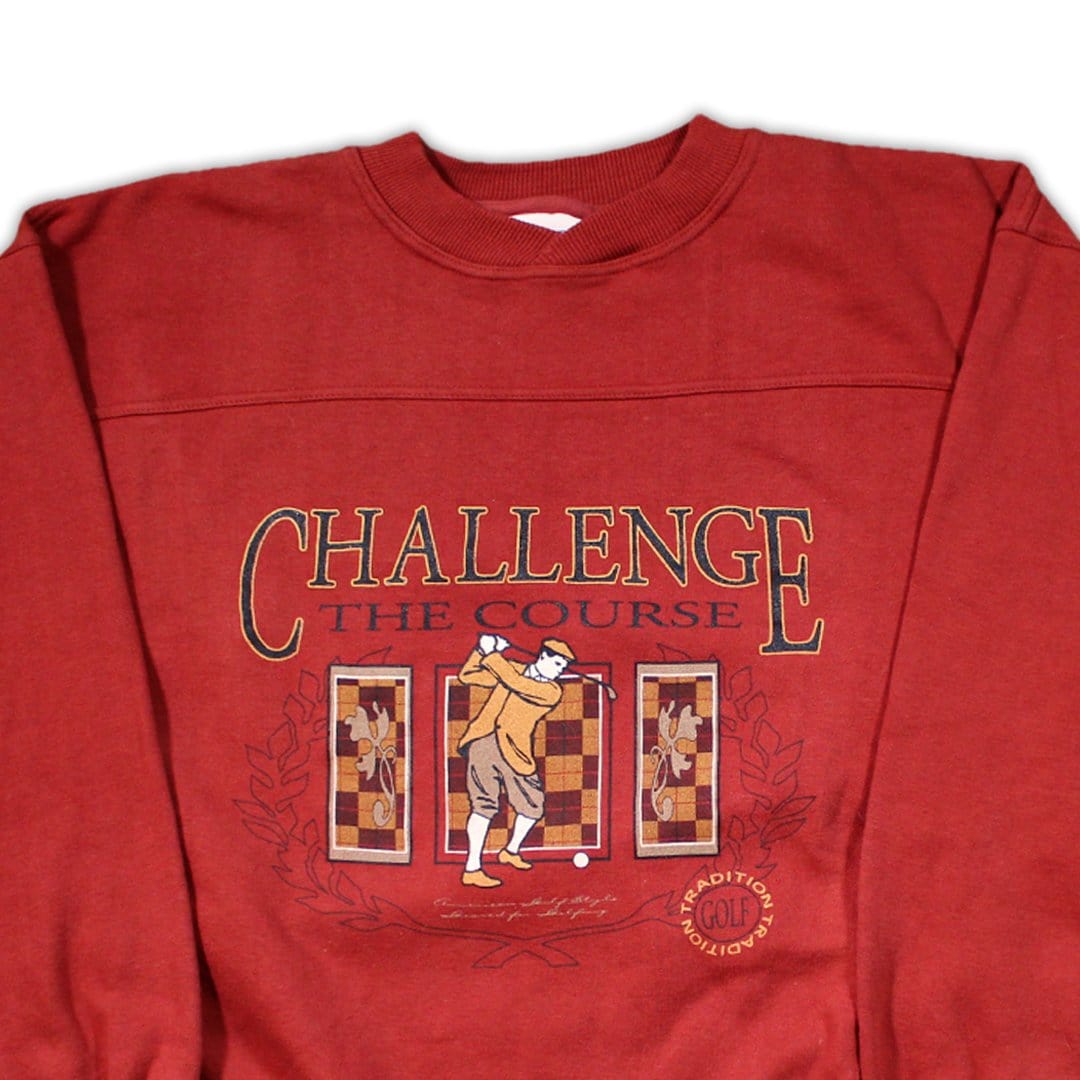 Vintage Challenge the Course Golf Crewneck | Rebalance Vintage.
