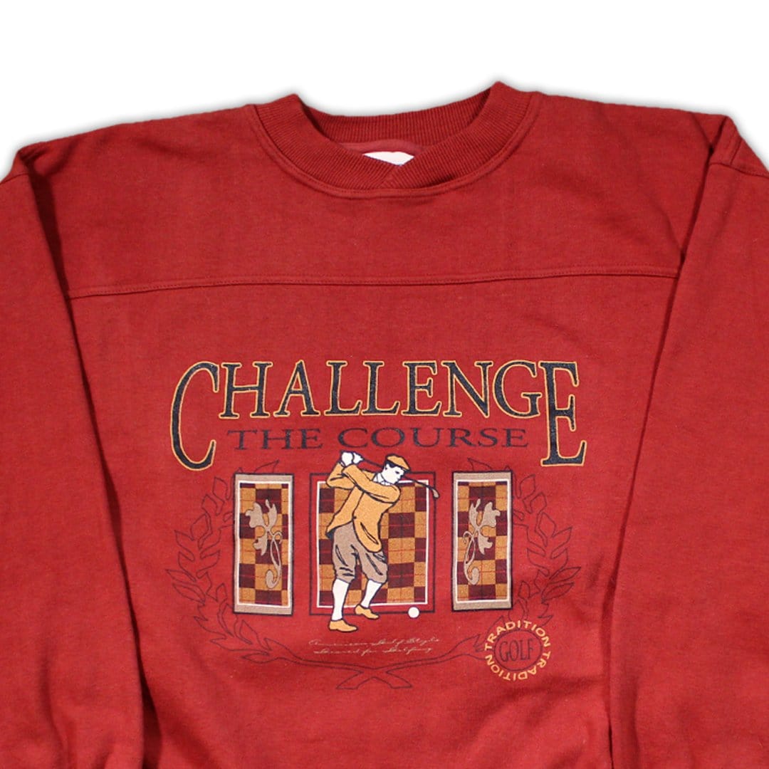 Vintage Challenge the Course Golf Crewneck | Rebalance Vintage.