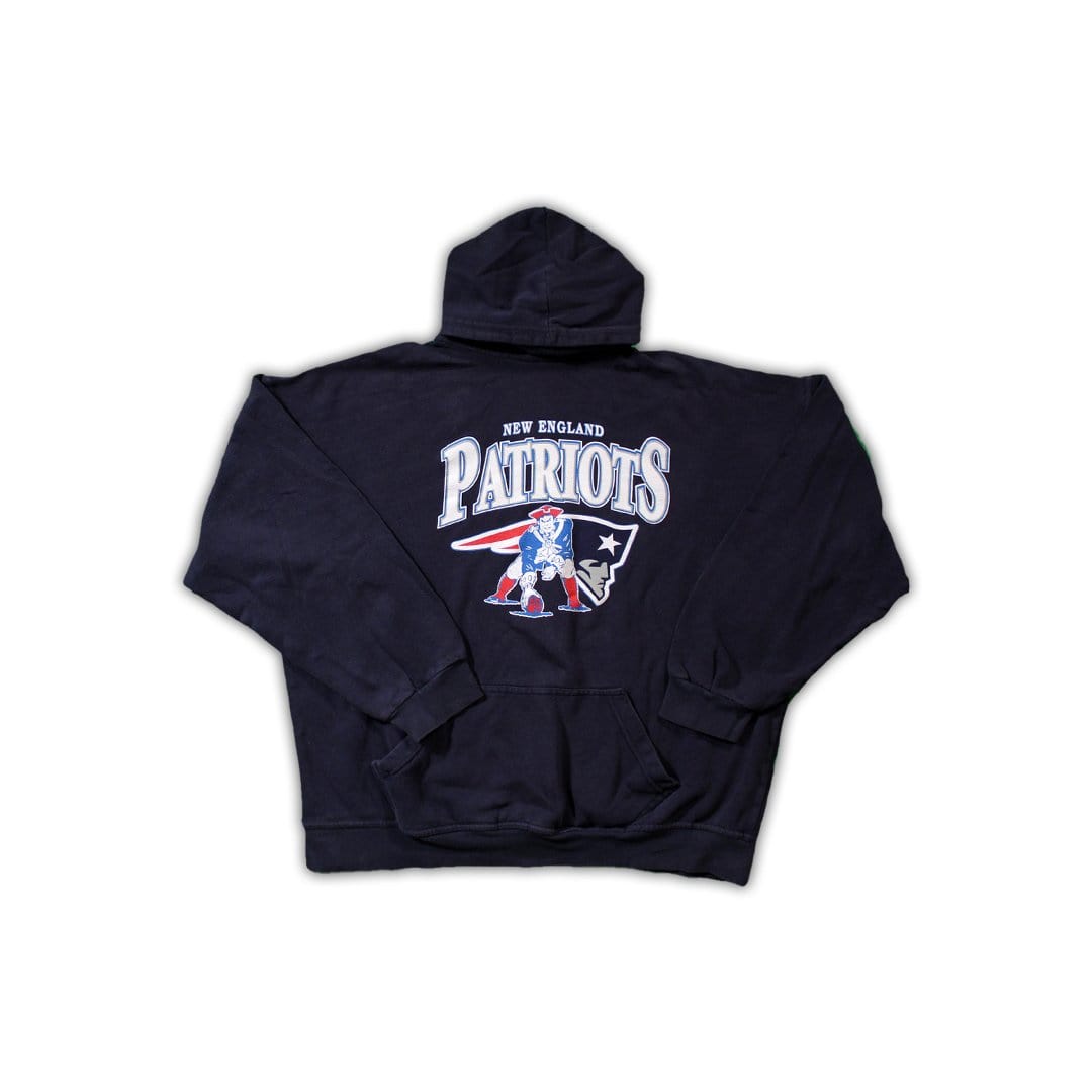 Vintage Blue New England Patriots Hoodie | Rebalance Vintage.