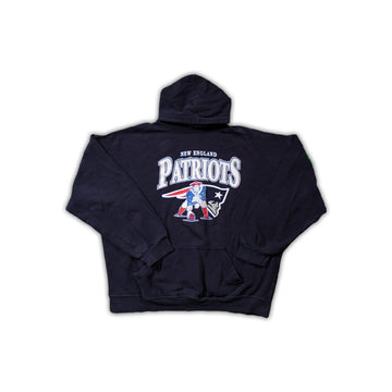 Vintage Blue New England Patriots Hoodie | Rebalance Vintage.