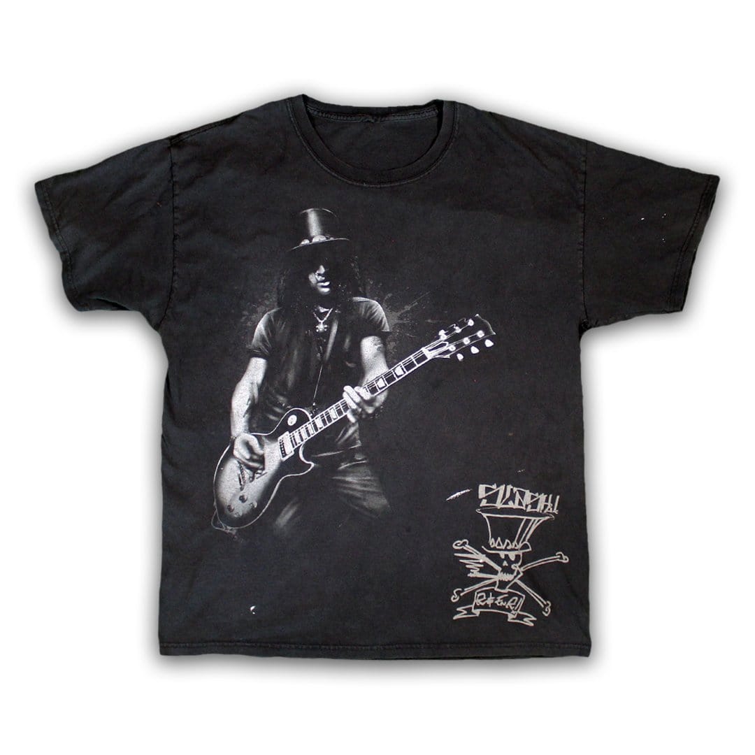 Vintage Slash Guns n Roses Guitarist Tee (M) | Rebalance Vintage.