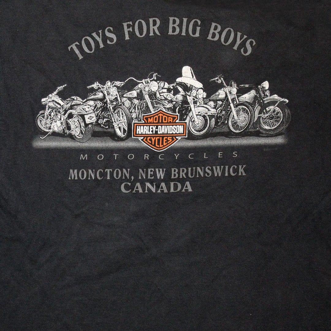 Vintage Harley Davidson 'Save Gas, Rubber & Oil' Tee | Rebalance Vintage.