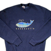 Vintage Nova Scotia Whale Crewneck