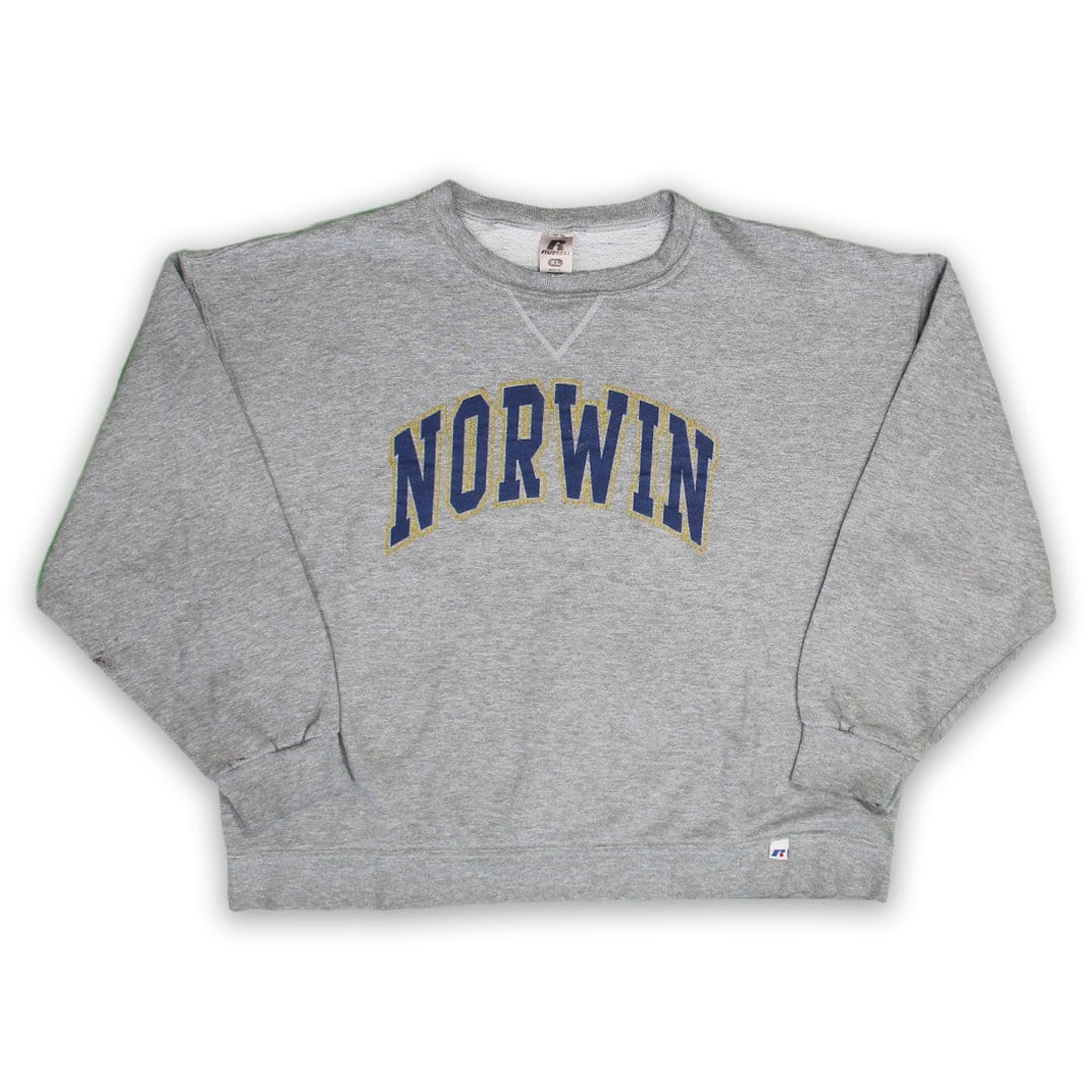 Vintage Grey Norwin x Russell Athletics Crewneck | Rebalance Vintage.