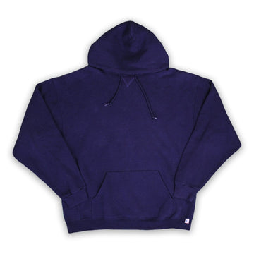 Vintage Dark Blue Russell Athletics Hoodie (XL) | Rebalance Vintage.