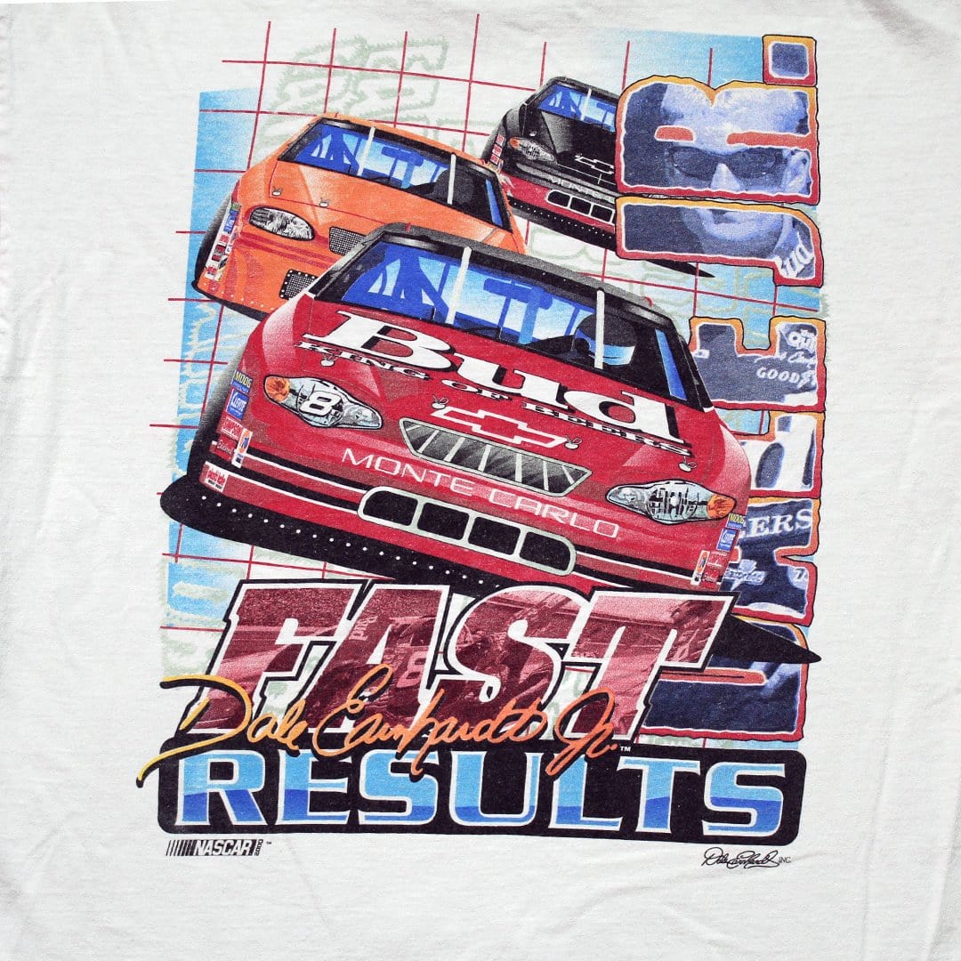 Vintage Earnhardt Jr. NASCAR Fast Results Tee | Rebalance Vintage.
