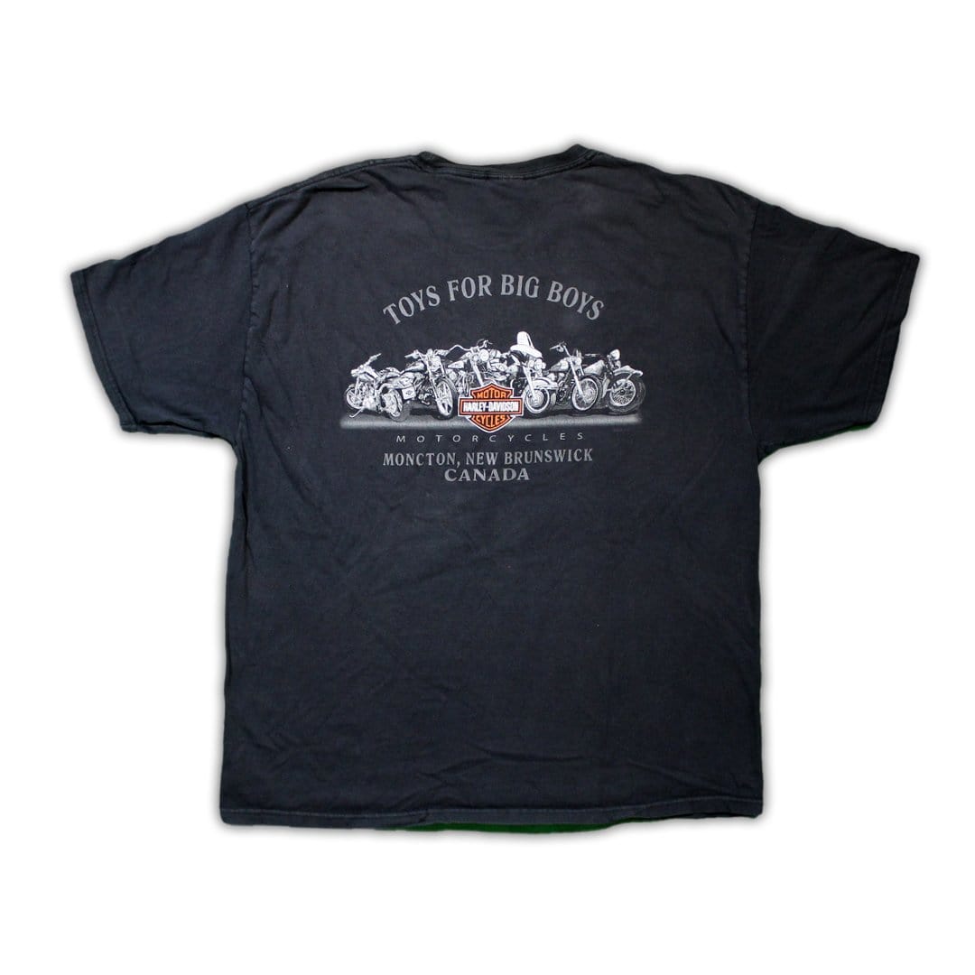 Vintage Harley Davidson 'Save Gas, Rubber & Oil' Tee | Rebalance Vintage.