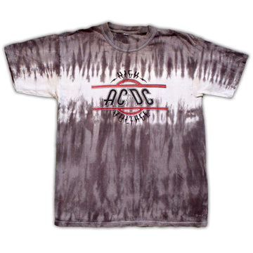 Vintage ACDC High Voltage Tie Dye Tee | Rebalance Vintage.