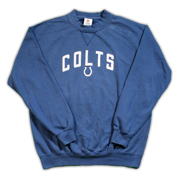 Vintage Blue Colts NFL Crewneck | Rebalance Vintage.