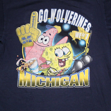 Vintage Michigan Wolverines x Sponge Bob Tee | Rebalance Vintage.