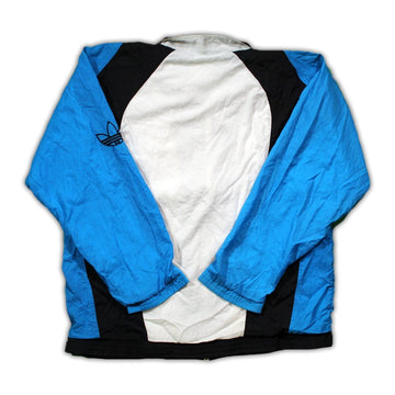 Vintage 80s Tricolor Adidas Windbreaker (XL) | Rebalance Vintage.