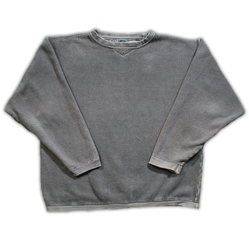 Vintage Green Essentials Distressed Crewneck | Rebalance Vintage.