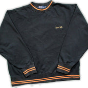 Vintage Black + Orange Polo RL Crewneck