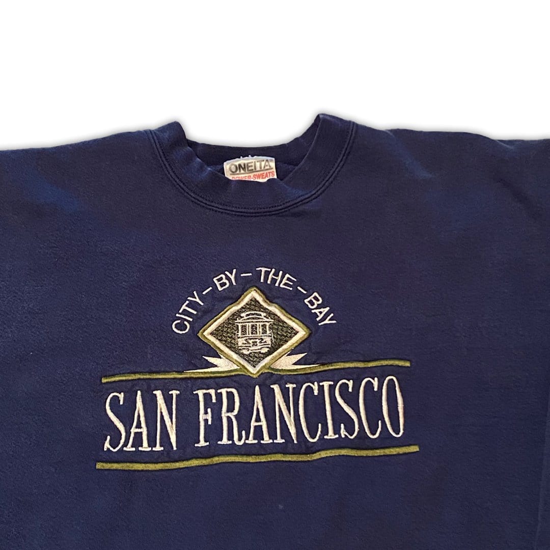 Vintage San Fran by the Bay Crewneck | Rebalance Vintage.
