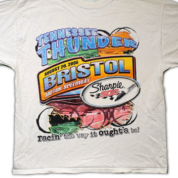 Vintage '06 Tennesse Thunder Bristol Motor Speedway Tee | Rebalance Vintage.