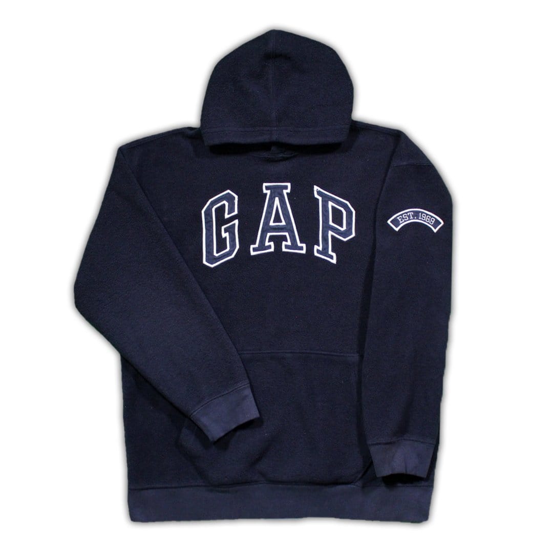 Vintage Dark Fleece Gap Hoodie | Rebalance Vintage.
