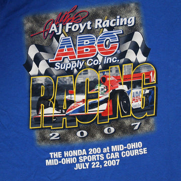 Vintage ’07 A.J. FOYT Indy Racing Tee | Rebalance Vintage.