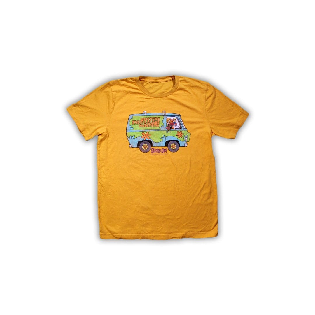 Vintage Yellow Scooby Doo + Mystery Machine Tee | Rebalance Vintage.