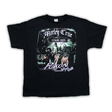 Vintage Mötley Crue x Poison ’11 New York Dolls Tour Tee | Rebalance Vintage.