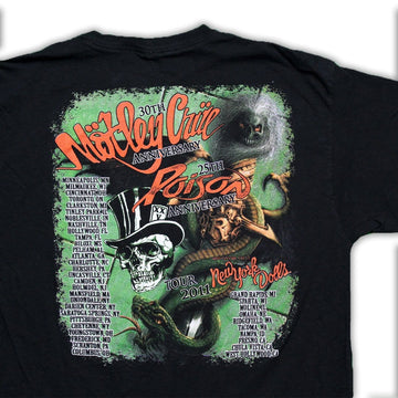 Vintage Mötley Crue x Poison ’11 New York Dolls Tour Tee | Rebalance Vintage.