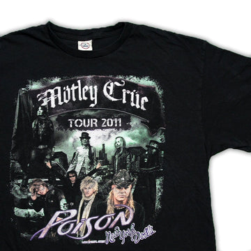 Vintage Mötley Crue x Poison ’11 New York Dolls Tour Tee | Rebalance Vintage.