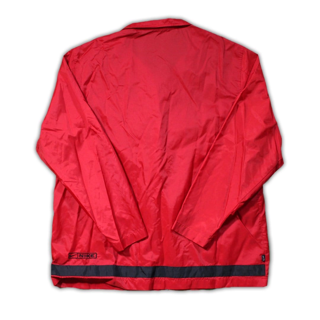 Vintage Red + Black Nike Check Windbreaker | Rebalance Vintage.