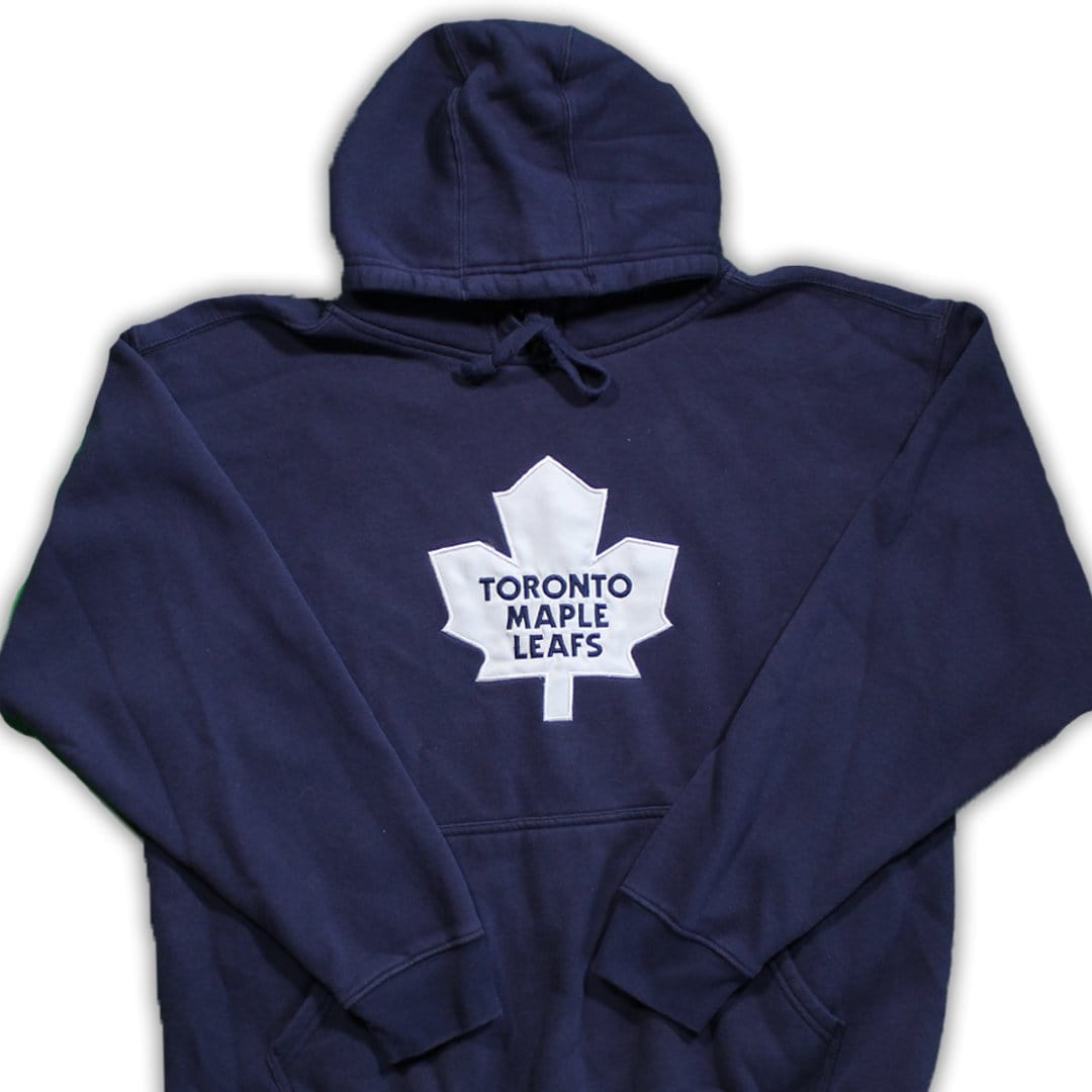 Vintage Blue Maple Leaf Hoodie | Rebalance Vintage.