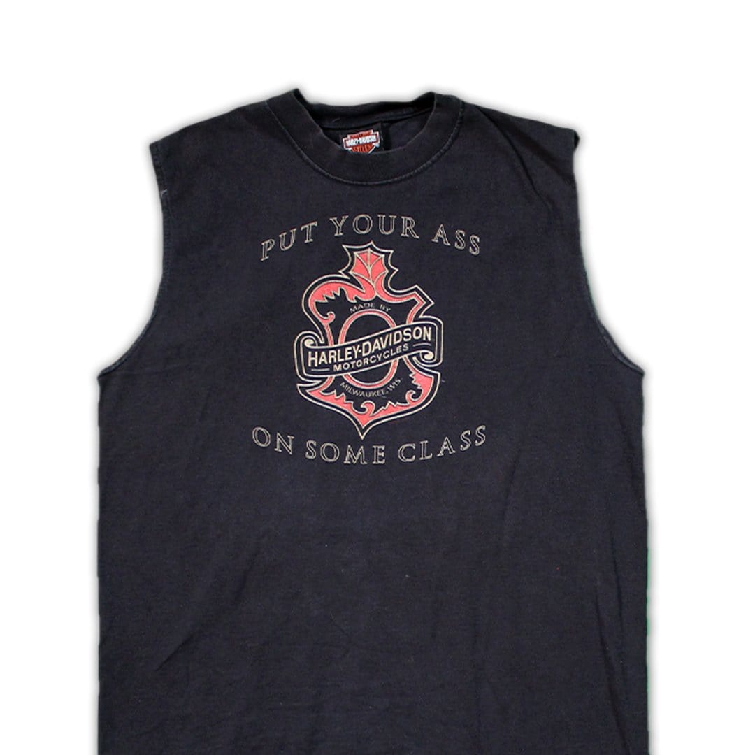 Vintage Harley Davidson “Put Your Ass on Some Class” Tank Top | Rebalance Vintage.