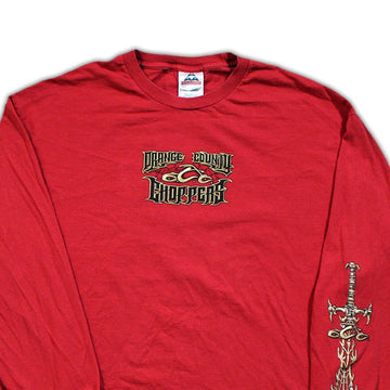 Vintage Red Orange County Choppers Long Sleeve | Rebalance Vintage.