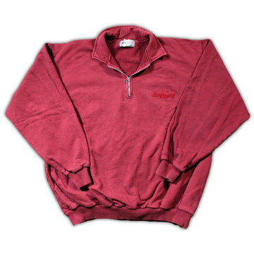 Vintage Red Vancouver 1/4 Zip Sweater | Rebalance Vintage.