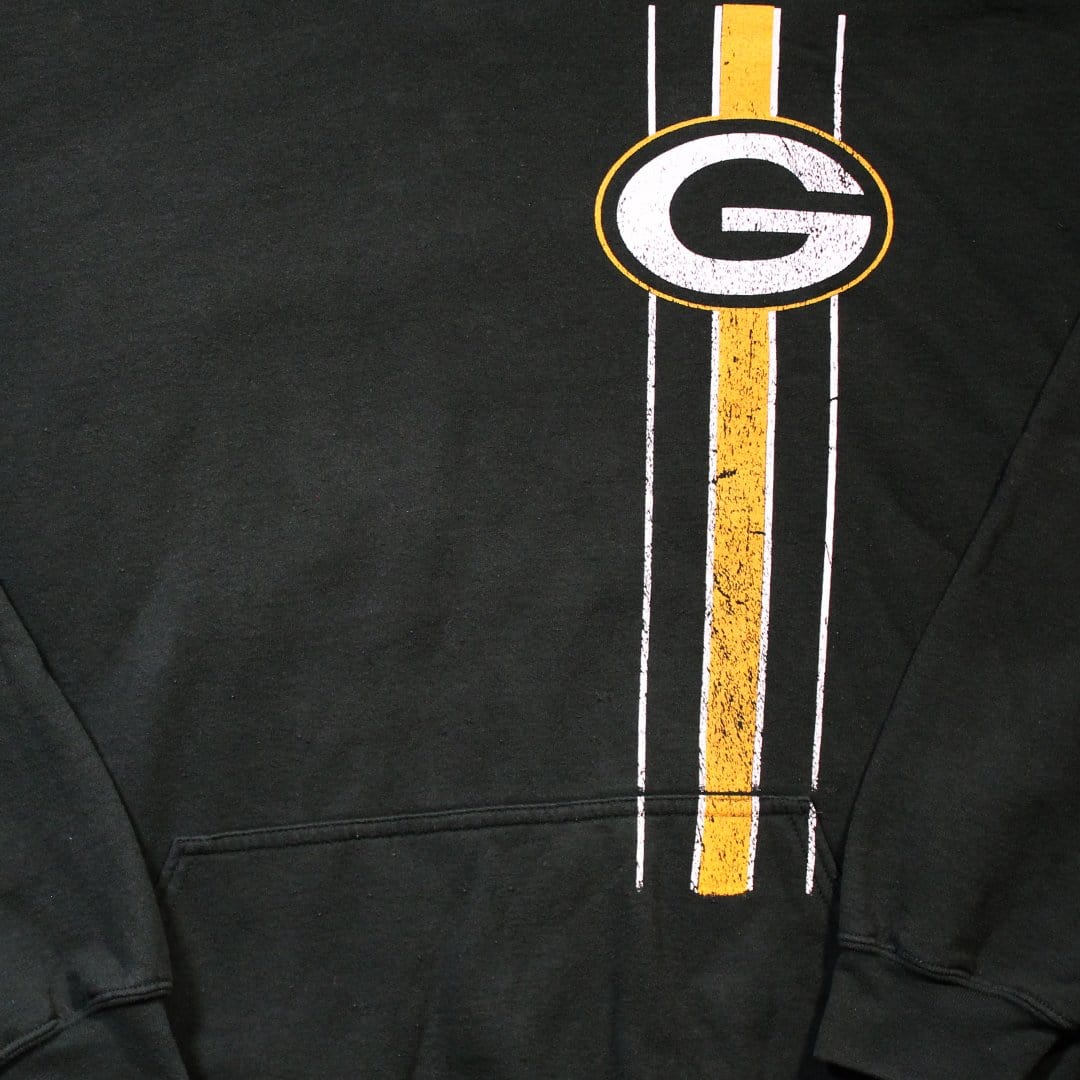 Vintage 90s Green Bay Packers Helmet Hoodie | Rebalance Vintage.