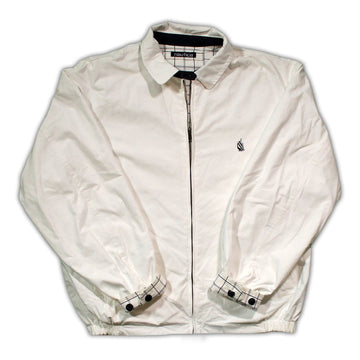 Vintage Nautica White + Blue checkered Reversible Jacket | Rebalance Vintage.
