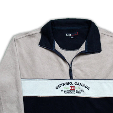 Vintage Ontario St. Lawrence Island Fleece | Rebalance Vintage.