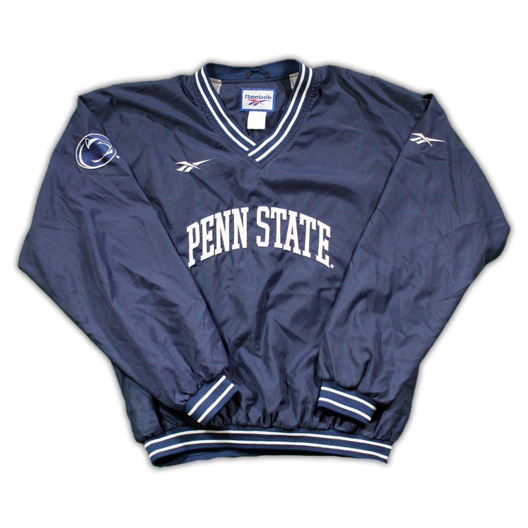 Vintage Penn State x Reebok Pull Over Windbreaker | Rebalance Vintage.
