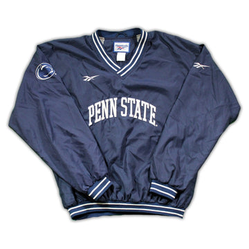 Vintage Penn State x Reebok Pull Over Windbreaker | Rebalance Vintage.