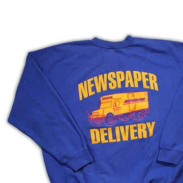 Vintage RARE New York Post Newspaper Crewneck | Rebalance Vintage.